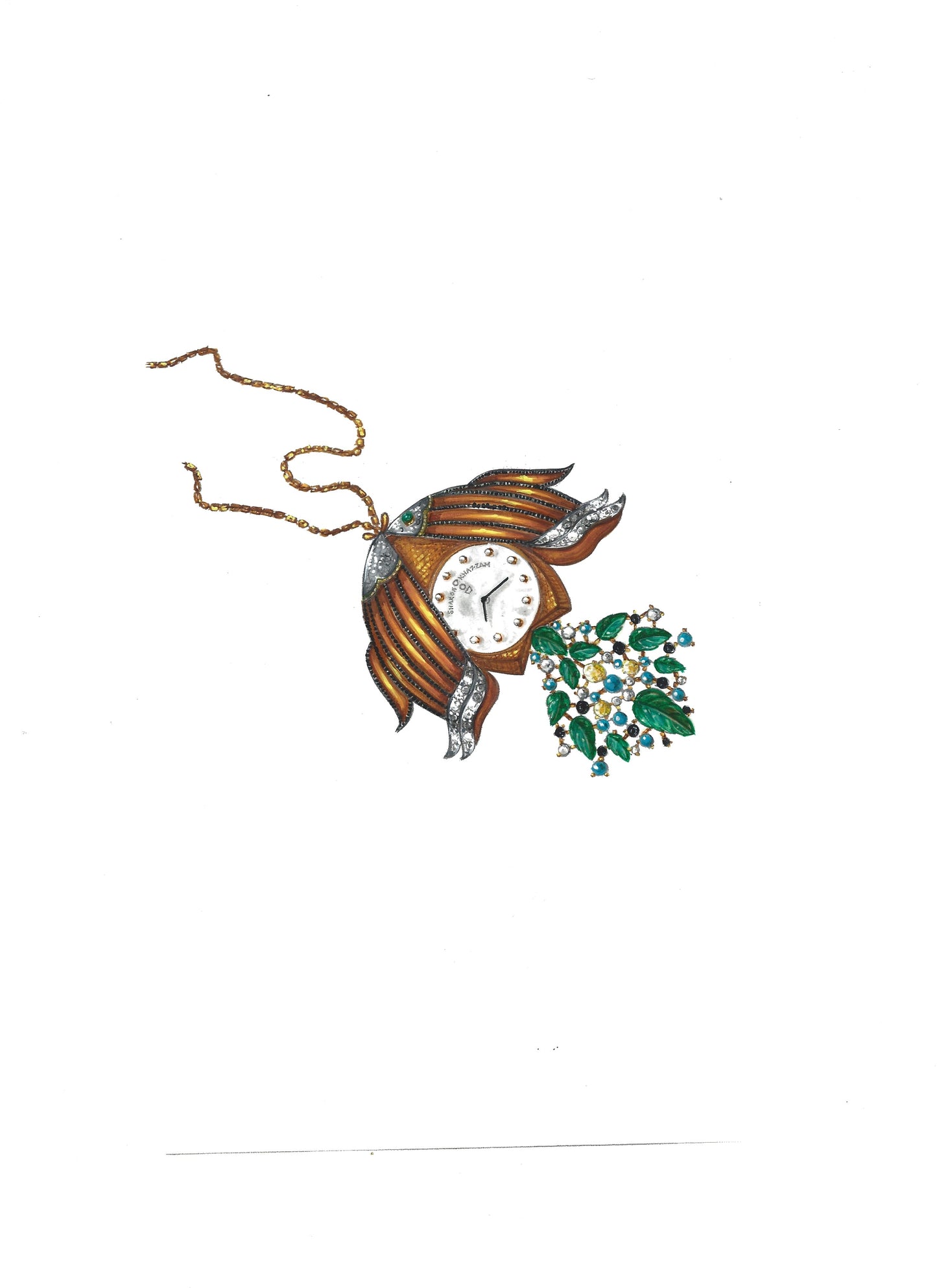 Angel Watch Necklace