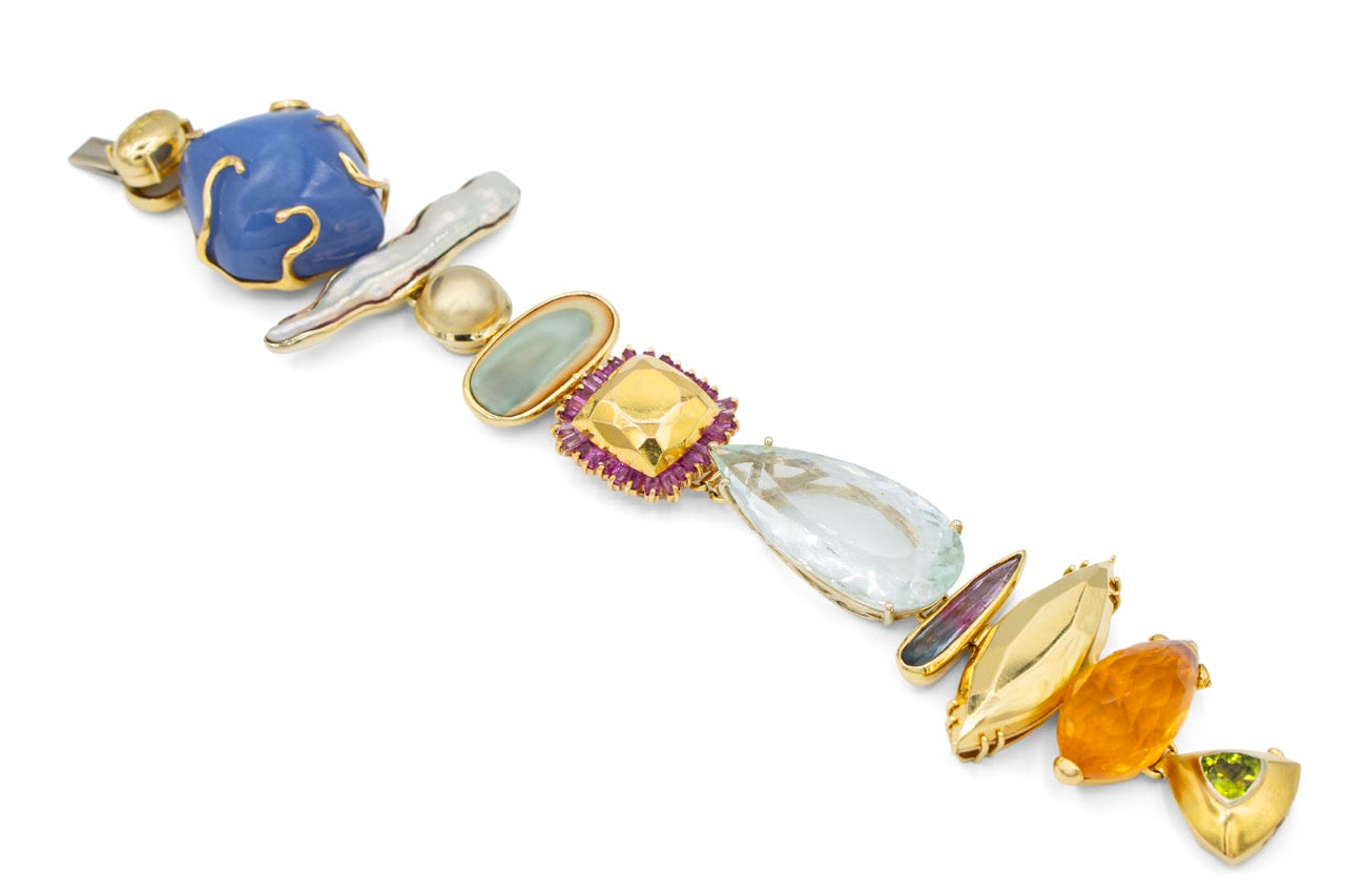 Chalcedony Bauble Bracelet