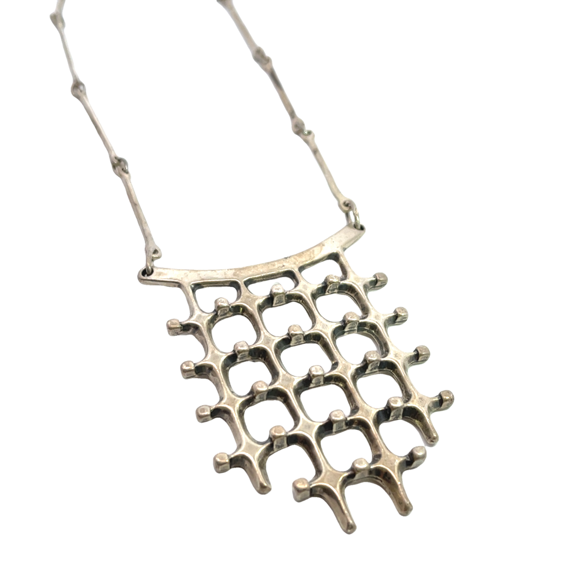 Uni Anderson Sterling Silver Modern Design Necklace