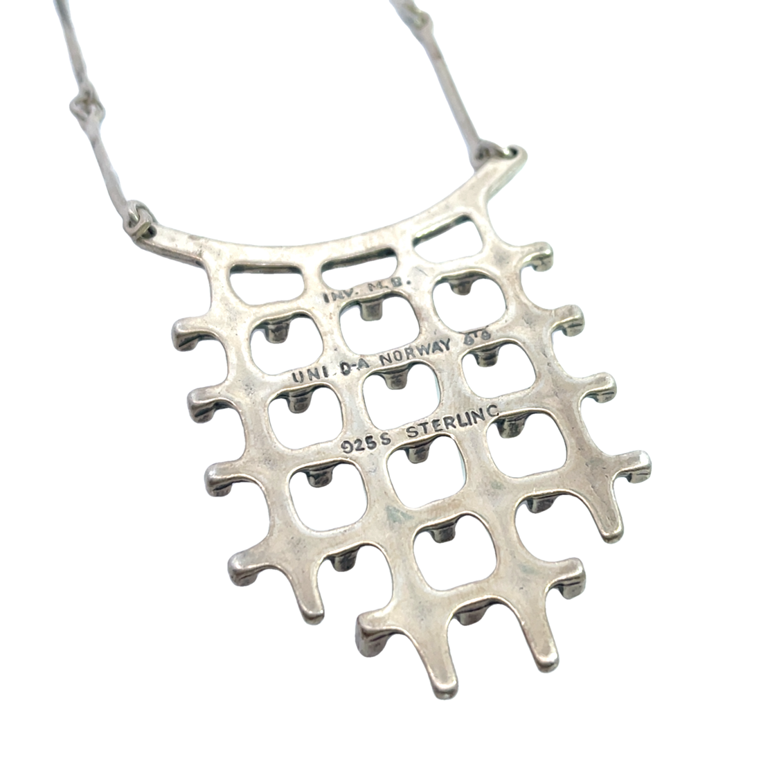 Uni Anderson Sterling Silver Modern Design Necklace