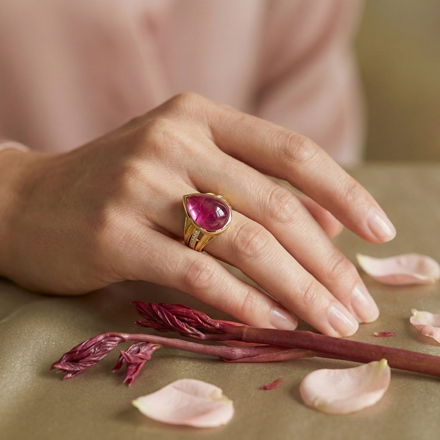 Multi Ribbon Ring