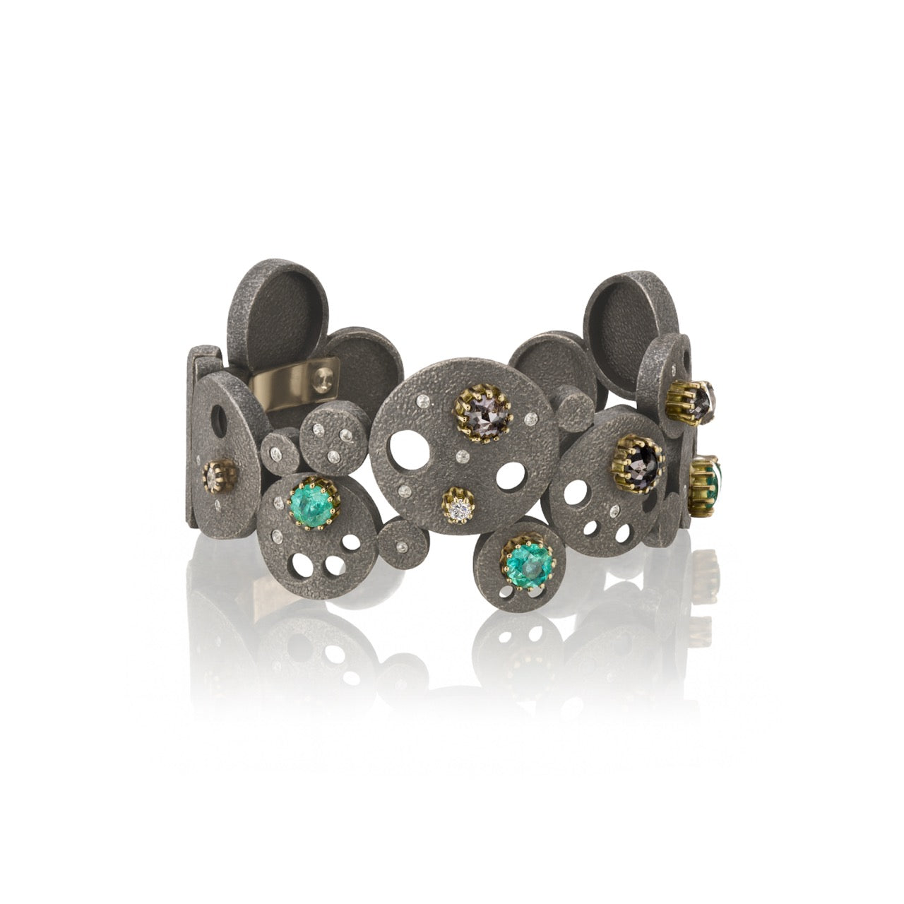 Green Night Lights Bubble Click Hinged Cuff