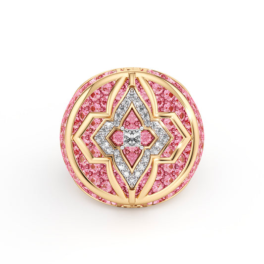 Blush Globetrotter Ring
