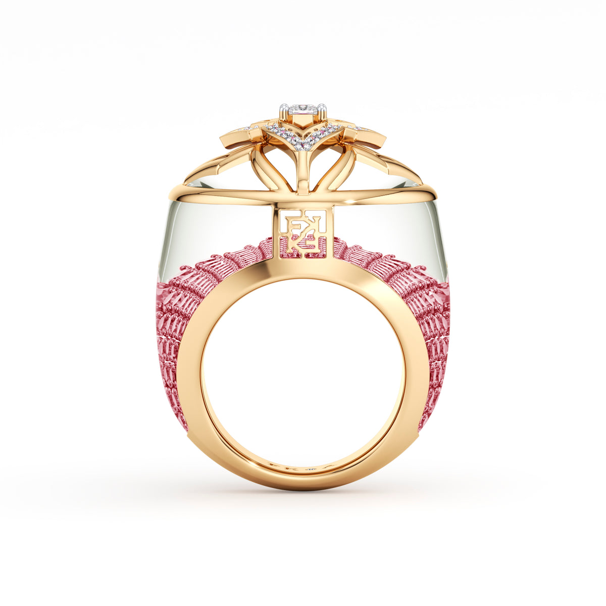 Blush Globetrotter Ring